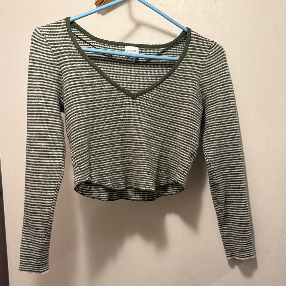 Women’s L.A. Hearts Cropped Long Sleeve